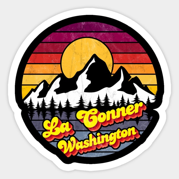 La Conner Washington Sticker by Jennifer